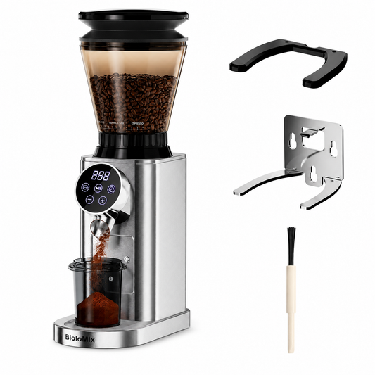Aromio – Elektrische Kaffeemühle für Espresso & Filterkaffee