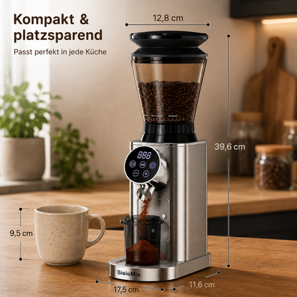 Aromio – Elektrische Kaffeemühle für Espresso & Filterkaffee