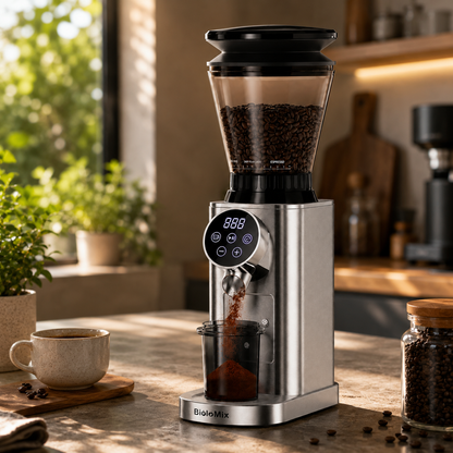 Aromio – Elektrische Kaffeemühle für Espresso & Filterkaffee